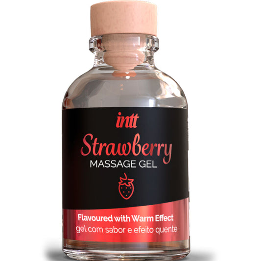 INTT MASSAGE & ORAL SEX - HOT EFFECT STRAWBERRY FLAVOR MASSAGE GEL - My naughty haven #