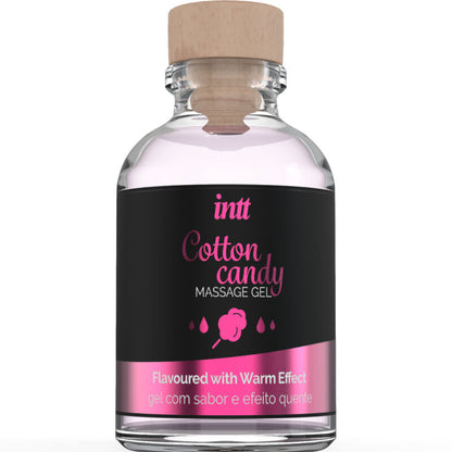 INTT MASSAGE & ORAL SEX - MASSAGE GEL WITH COTTON CANDY FLAVOR AND HEATING EFFECT - My naughty haven #