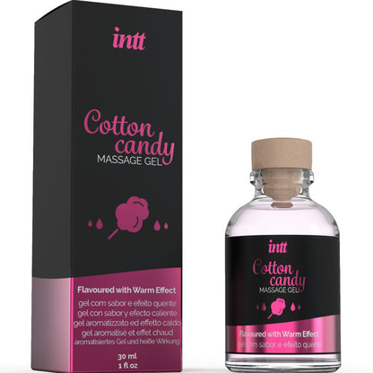 INTT MASSAGE & ORAL SEX - MASSAGE GEL WITH COTTON CANDY FLAVOR AND HEATING EFFECT - My naughty haven #