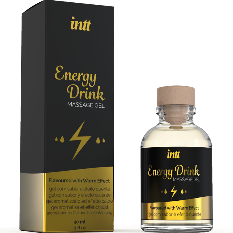INTT MASSAGE & ORAL SEX - MASSAGE GEL WITH FLAVORED ENERGY CA DRINK AND HEATING EFFECT - My naughty haven #