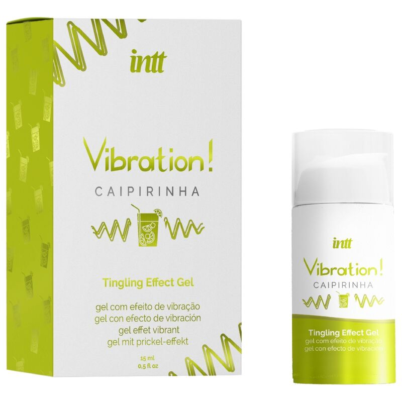 INTT - POWERFUL INTIMATE STIMULANT CAIPIRINHA LIQUID VIBRATOR GEL 15 ML - My naughty haven #