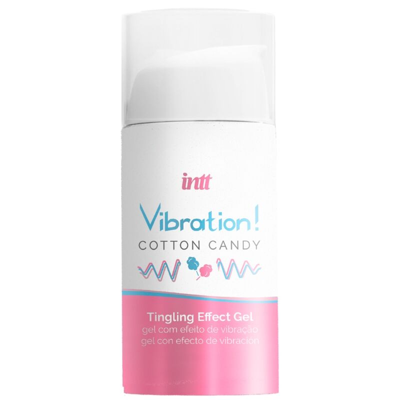 INTT - POWERFUL INTIMATE STIMULANT COTTON CANDY LIQUID VIBRATOR GEL 15 ML - My naughty haven #