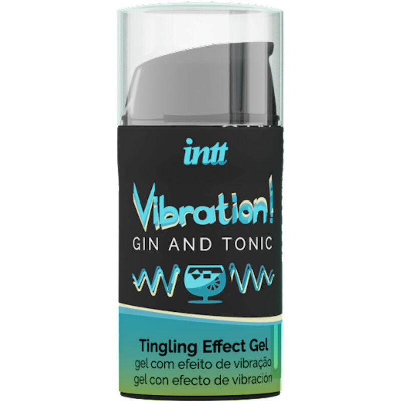 INTT - POWERFUL INTIMATE STIMULANT LIQUID VIBRATOR GEL GIN & TONIC 15ML - My naughty haven #