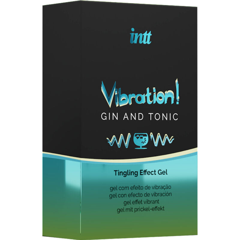 INTT - POWERFUL INTIMATE STIMULANT LIQUID VIBRATOR GEL GIN & TONIC 15ML - My naughty haven #