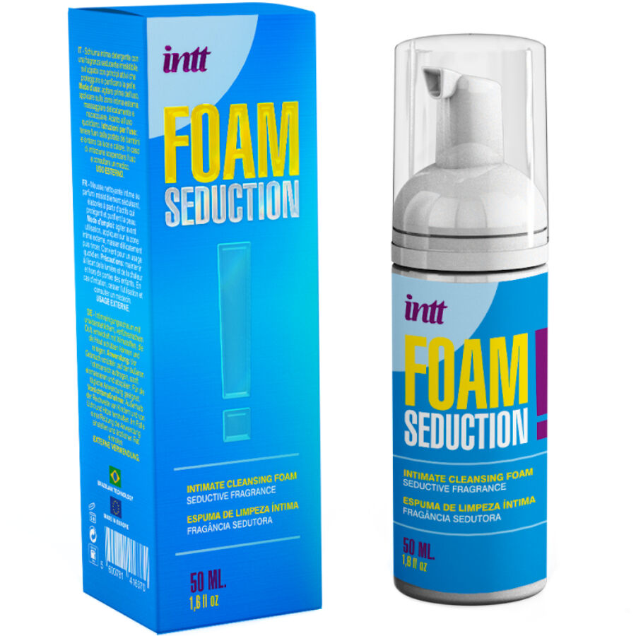 INTT RELEASES - FOAM SEDUCTION INTIMATE CLEANSING FOAM 50 ML - My naughty haven #
