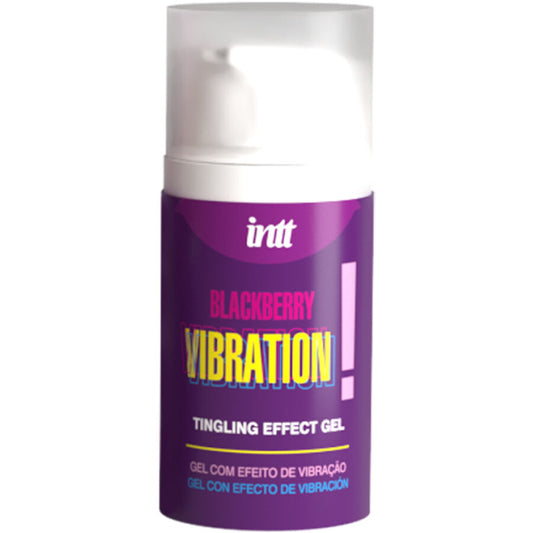 INTT RELEASES - LIQUID VIBRATING GEL BLACKBERRY FLAVOR 15 ML - My naughty haven #