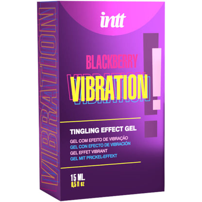 INTT RELEASES - LIQUID VIBRATING GEL BLACKBERRY FLAVOR 15 ML - My naughty haven #