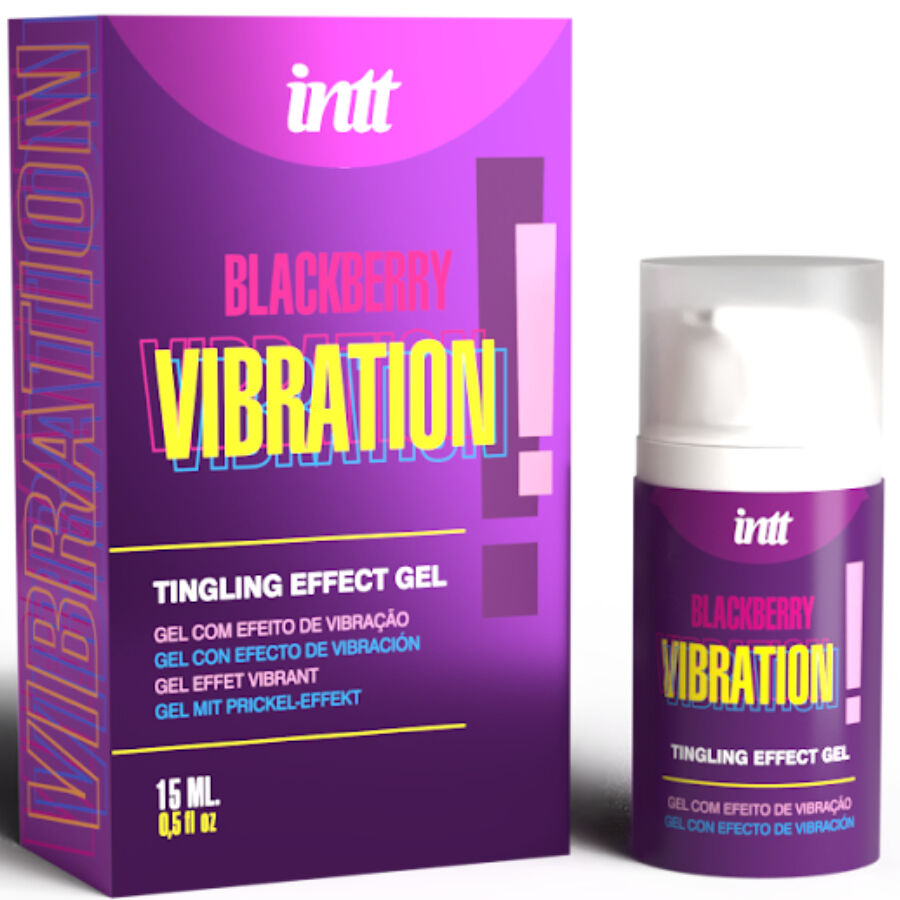 INTT RELEASES - LIQUID VIBRATING GEL BLACKBERRY FLAVOR 15 ML - My naughty haven #