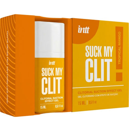 INTT -  SUCK MY CLIT SUCTION EFFECT GEL TROPICAL MANGO 15 ML - My naughty haven #