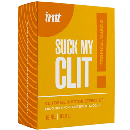 INTT -  SUCK MY CLIT SUCTION EFFECT GEL TROPICAL MANGO 15 ML - My naughty haven #