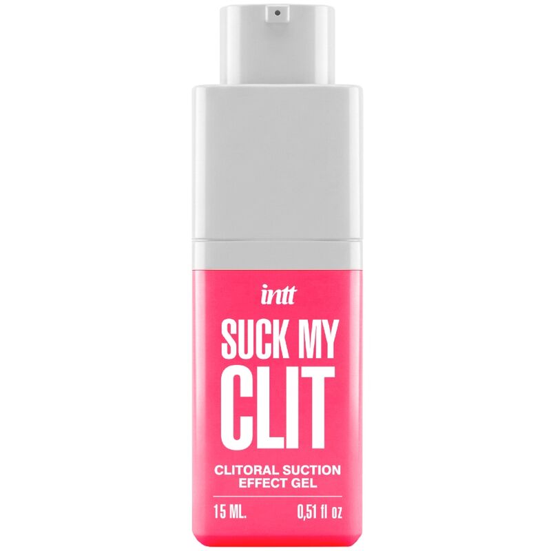 INTT - SUCK MY CLIT SUCTION EFFECT GEL WILD STRAWBERRY 15 ML - My naughty haven #