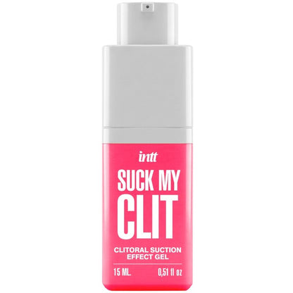 INTT - SUCK MY CLIT SUCTION EFFECT GEL WILD STRAWBERRY 15 ML - My naughty haven #