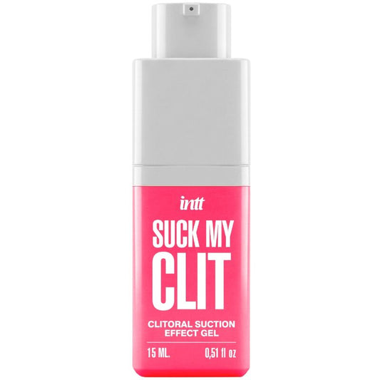 INTT - SUCK MY CLIT SUCTION EFFECT GEL WILD STRAWBERRY 15 ML - My naughty haven #