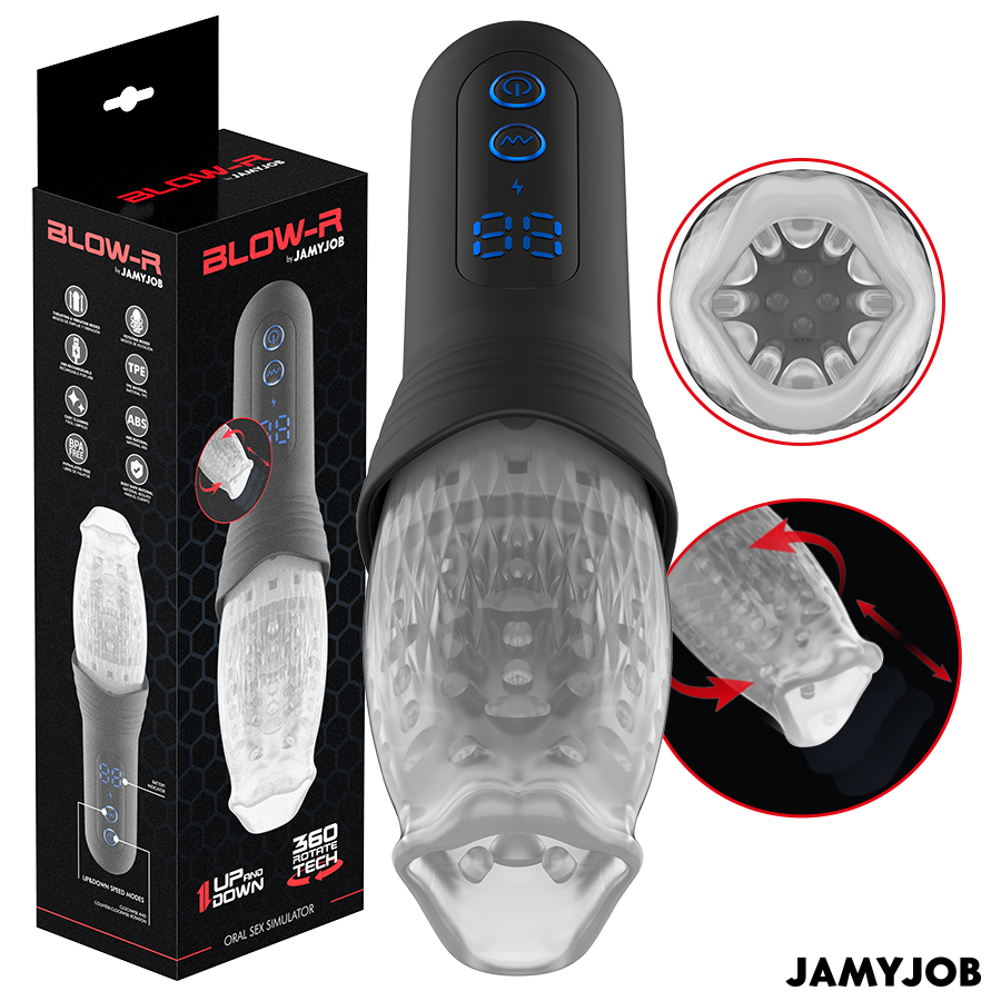 JAMYJOB - BLOW-R MASTURBATOR WITH THRUSTING AND ROTATION - My naughty haven #