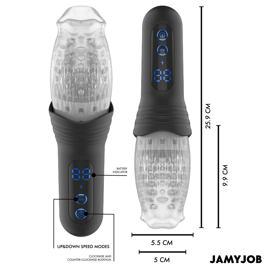 JAMYJOB - BLOW-R MASTURBATOR WITH THRUSTING AND ROTATION - My naughty haven #