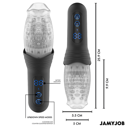 JAMYJOB - BLOW-R MASTURBATOR WITH THRUSTING AND ROTATION - My naughty haven #