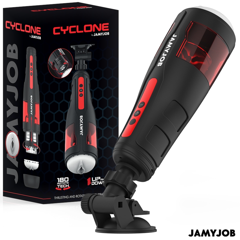 JAMYJOB - CYCLONE AUTOMATIC VAGINA MASTURBATOR 10 ROTATION AND THRUST MODES - My naughty haven #