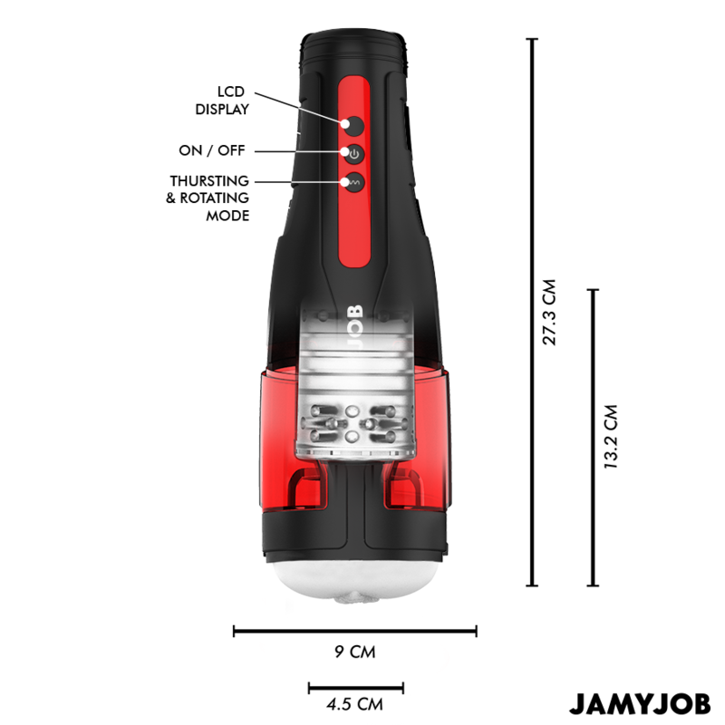 JAMYJOB - CYCLONE AUTOMATIC VAGINA MASTURBATOR 10 ROTATION AND THRUST MODES - My naughty haven #