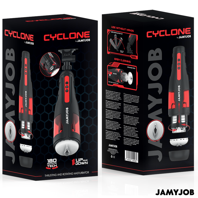 JAMYJOB - CYCLONE AUTOMATIC VAGINA MASTURBATOR 10 ROTATION AND THRUST MODES - My naughty haven #