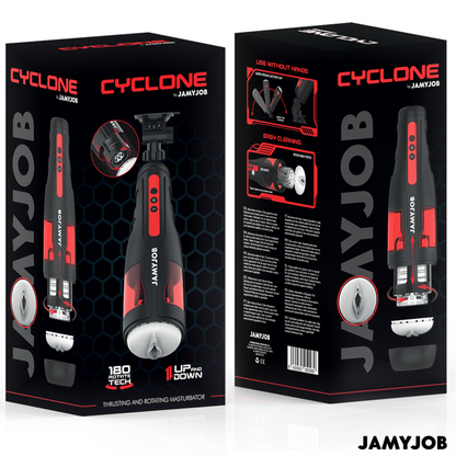 JAMYJOB - CYCLONE AUTOMATIC VAGINA MASTURBATOR 10 ROTATION AND THRUST MODES - My naughty haven #