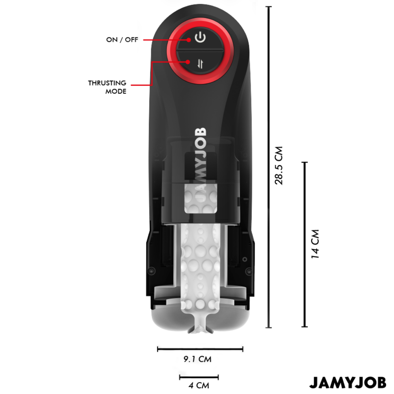 JAMYJOB - GRAVITY AUTOMATIC VAGINA MASTURBATOR 5 THRUSTING MODES AND SOUND EFFECT - My naughty haven #