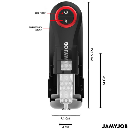 JAMYJOB - GRAVITY AUTOMATIC VAGINA MASTURBATOR 5 THRUSTING MODES AND SOUND EFFECT - My naughty haven #