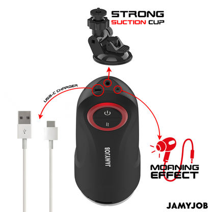 JAMYJOB - GRAVITY AUTOMATIC VAGINA MASTURBATOR 5 THRUSTING MODES AND SOUND EFFECT - My naughty haven #