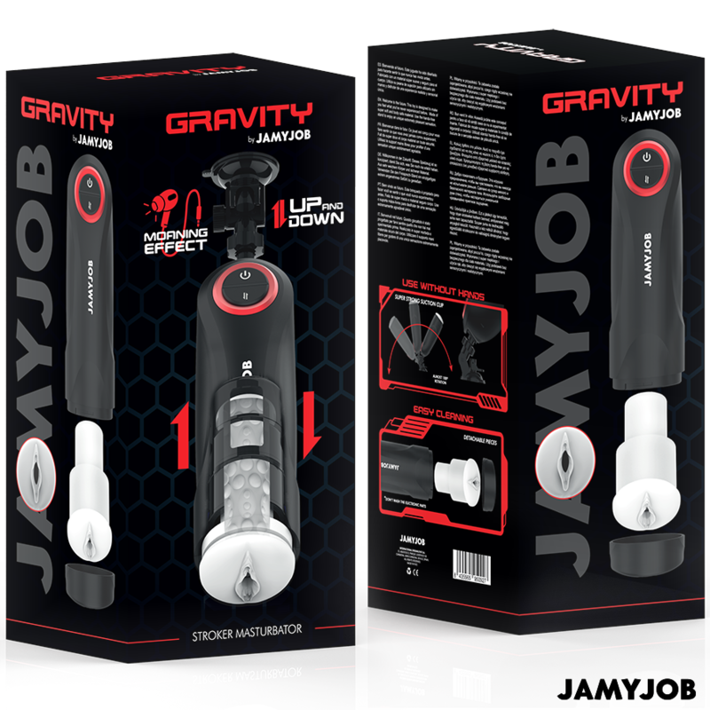 JAMYJOB - GRAVITY AUTOMATIC VAGINA MASTURBATOR 5 THRUSTING MODES AND SOUND EFFECT - My naughty haven #