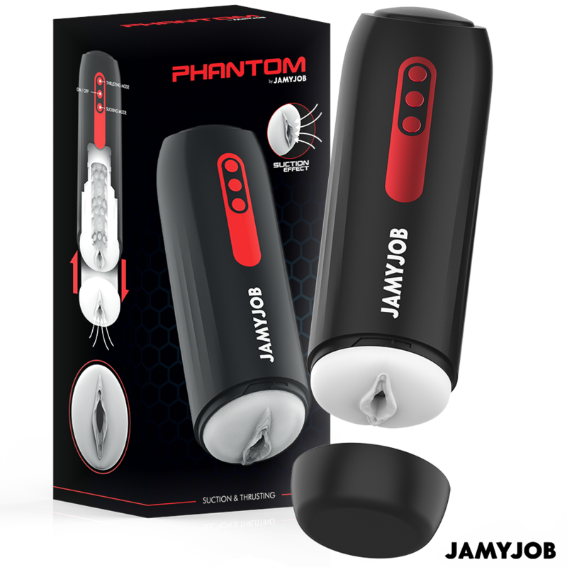 JAMYJOB - PHANTOM AUTOMATIC VAGINA MASTURBATOR 5 SUCTION AND THRUST MODES - My naughty haven #