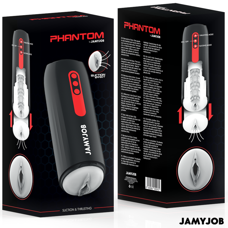 JAMYJOB - PHANTOM AUTOMATIC VAGINA MASTURBATOR 5 SUCTION AND THRUST MODES - My naughty haven #