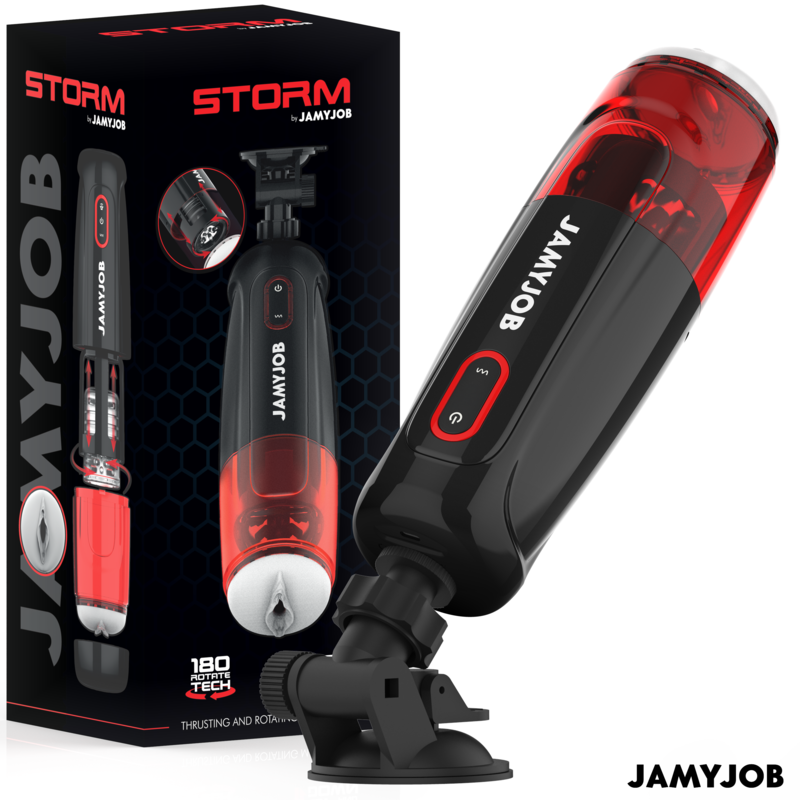 JAMYJOB - STORM AUTOMATIC VAGINA MASTURBATOR 10 ROTATION AND THRUST MODES - My naughty haven #