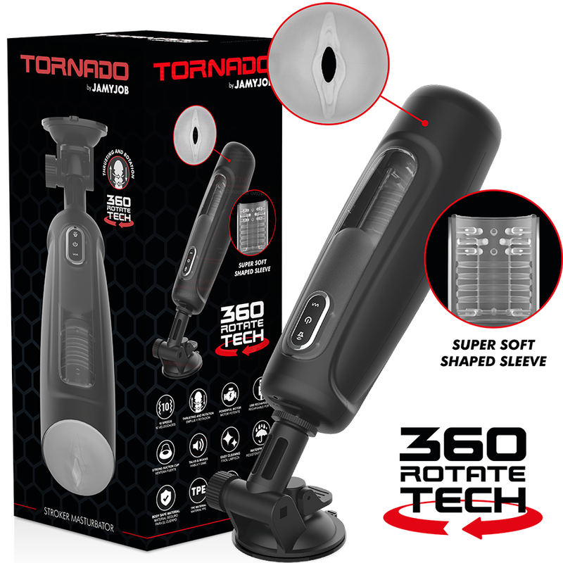 JAMYJOB - TORNADO 360 ROTATE TECH STROKER - My naughty haven #