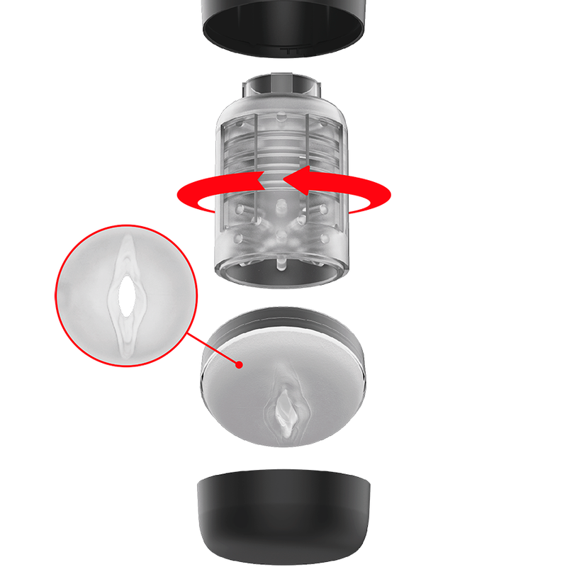 JAMYJOB - TORNADO 360 ROTATE TECH STROKER - My naughty haven #
