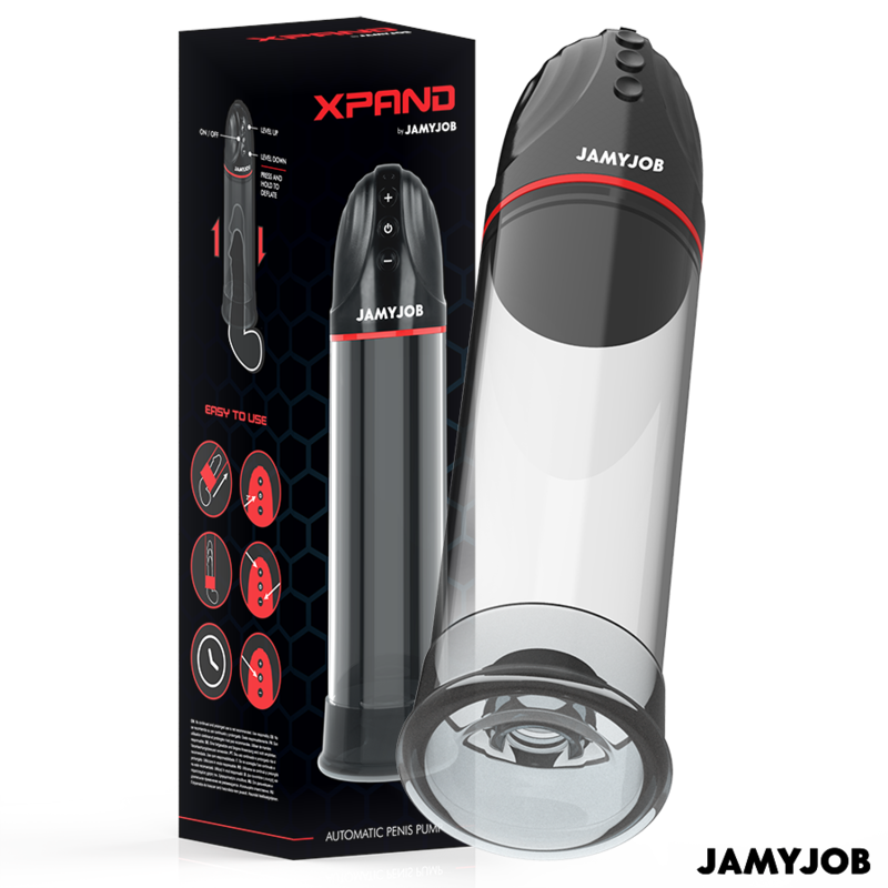 JAMYJOB - XPAND AUTOMATIC PUMP 3 SUCTION LEVELS GREY - My naughty haven #