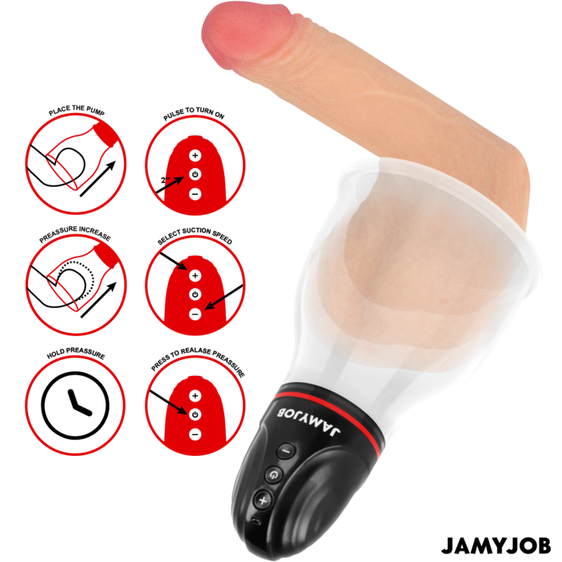 JAMYJOB - XPAND LITE AUTOMATIC TESTICLE PUMP 3 SUCTION LEVELS GREY - My naughty haven #