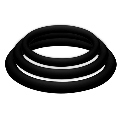 JOYDIVISION POTENZDUO - PLUS 3 BLACK RINGS SET - S, M, L - My naughty haven #