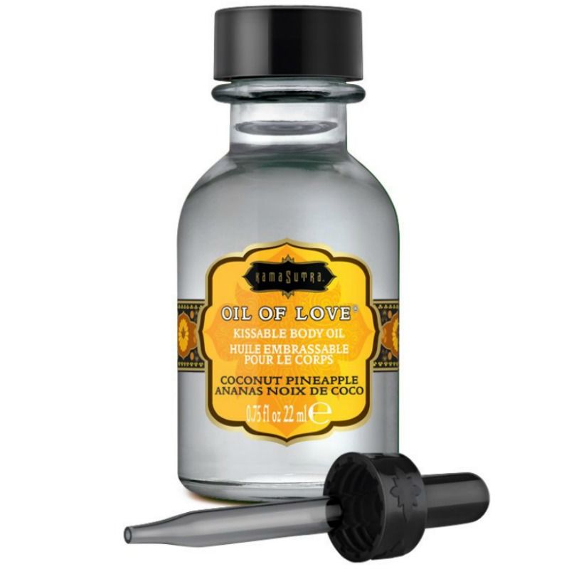 KAMASUTRA - EDIBLE OIL - COCONUT AND PINEAPPLE 22 ML - My naughty haven #