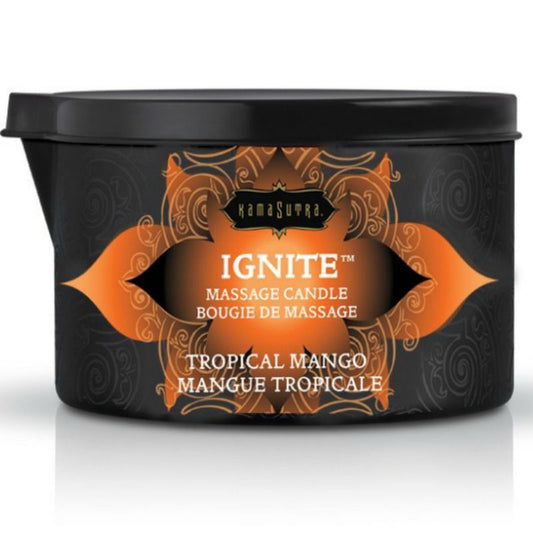 KAMASUTRA - MASSAGE CANDLE TROPICAL HANDLE 170 GR - My naughty haven #