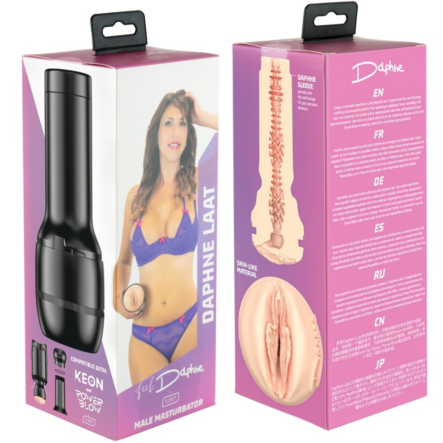 KIIROO - FEEL DAPHNE LAAT STARS COLLECTION STROKERS POWERBLOW COMPATIBLE - My naughty haven #