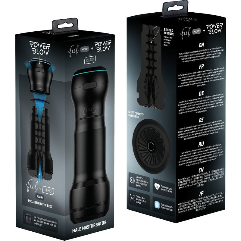 KIIROO - FEEL POCKET MALE MASTURBATOR + POWER BLOW - My naughty haven #
