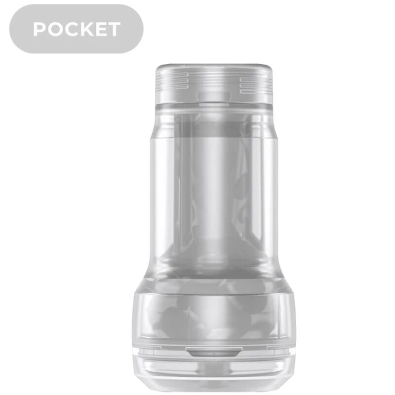 KIIROO - FEEL POCKET STROKER CRYSTAL BY KIIROO TRANSPARENT - My naughty haven #