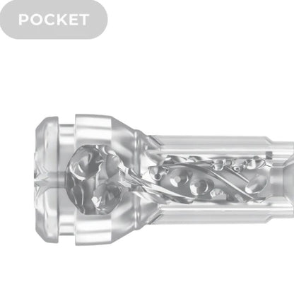 KIIROO - FEEL POCKET STROKER CRYSTAL BY KIIROO TRANSPARENT - My naughty haven #