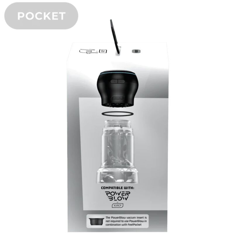 KIIROO - FEEL POCKET STROKER CRYSTAL BY KIIROO TRANSPARENT - My naughty haven #