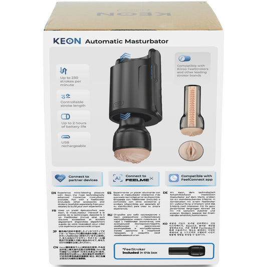 KIIROO - KEON WIFI COMBO AUTOMATIC MASTURBATOR + FEEL STROKER - My naughty haven #