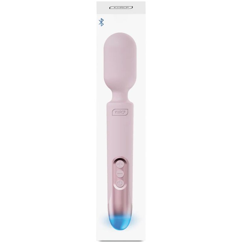 KIIROO - PROWAND VIBRATOR WAND REMOTE CONTROL + FREE APP PINK - My naughty haven #