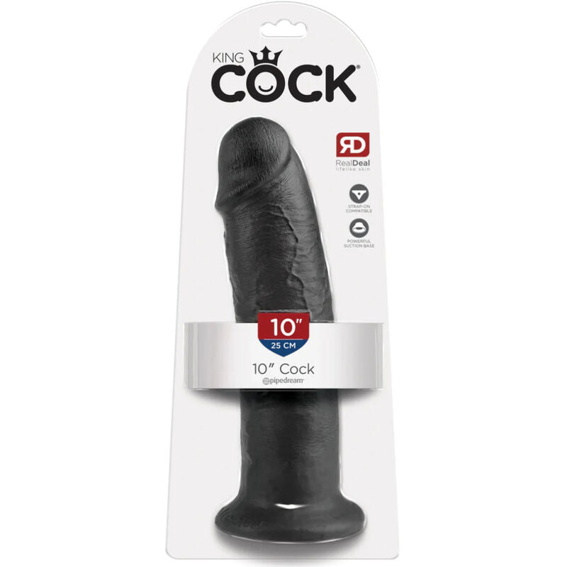 KING COCK - 10 DILDO BLACK 25 CM - My naughty haven #