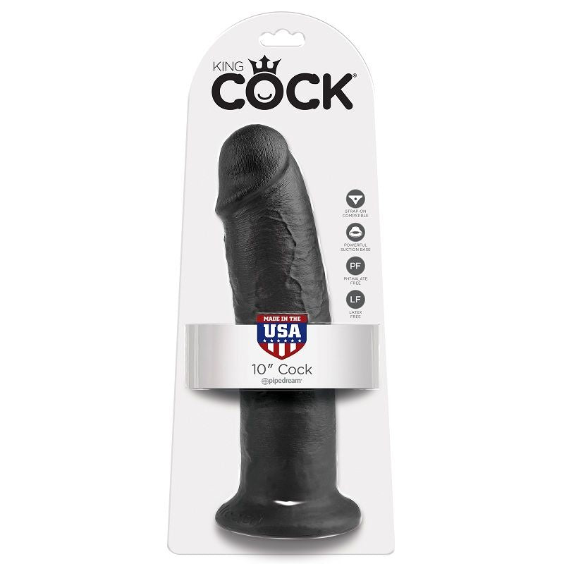 KING COCK - 10 DILDO BLACK 25 CM - My naughty haven #