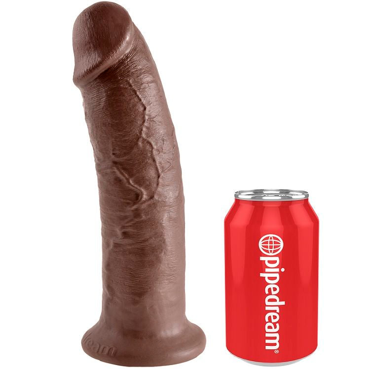 KING COCK - 10 DILDO BROWN 25.4 CM - My naughty haven #