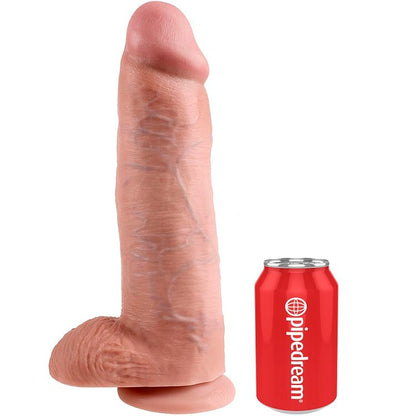 KING COCK - 12 DILDO FLESH WITH BALLS 30.48 CM - My naughty haven #