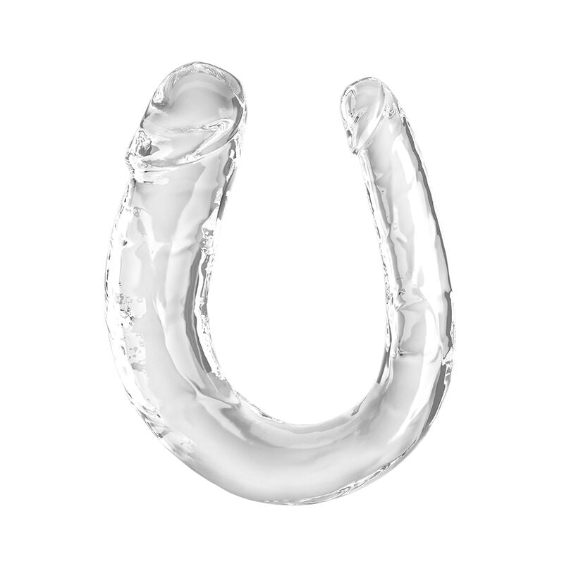 KING COCK - DOUBLE TROUBLE DOUBLE DILDO 33 CM CLEAR - My naughty haven #